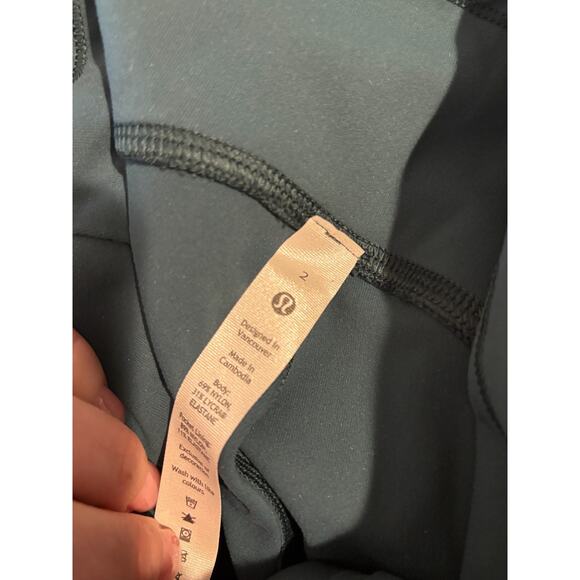 Lululemon Swift Speed HR Tight 28” Brushed Luxtreme Size 2 Green - Picture 4 of 5